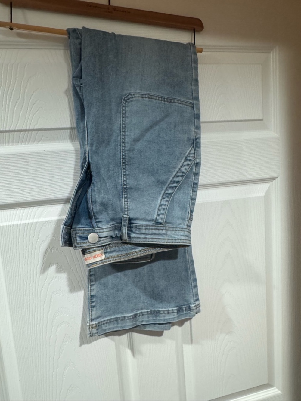 Knox Rose High-Rise Jeans in Light Blue Wash Womens size 12